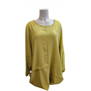 BLOUSE MOUTARDE BELLE TAILLE