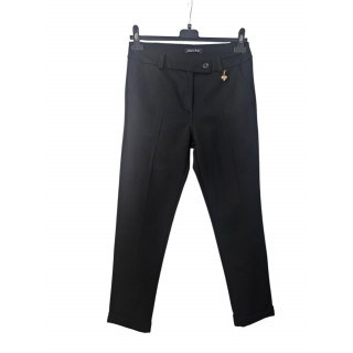 Pantalon de tailleur droit noir  XL