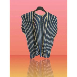 Gilet sans manche bleu