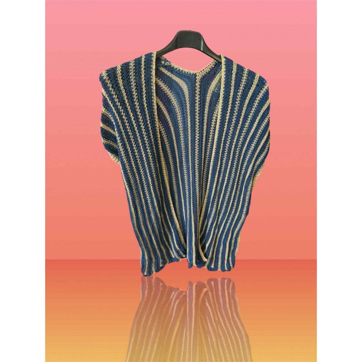 Gilet sans manche bleu