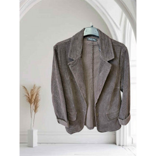 Blazer marron velours