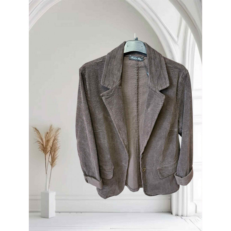 Blazer marron velours