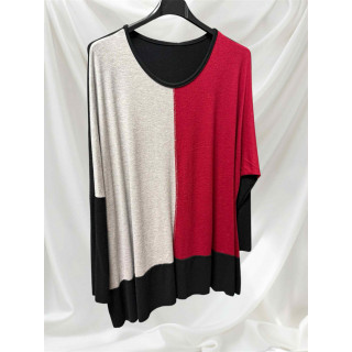 Blouse trois couleurs