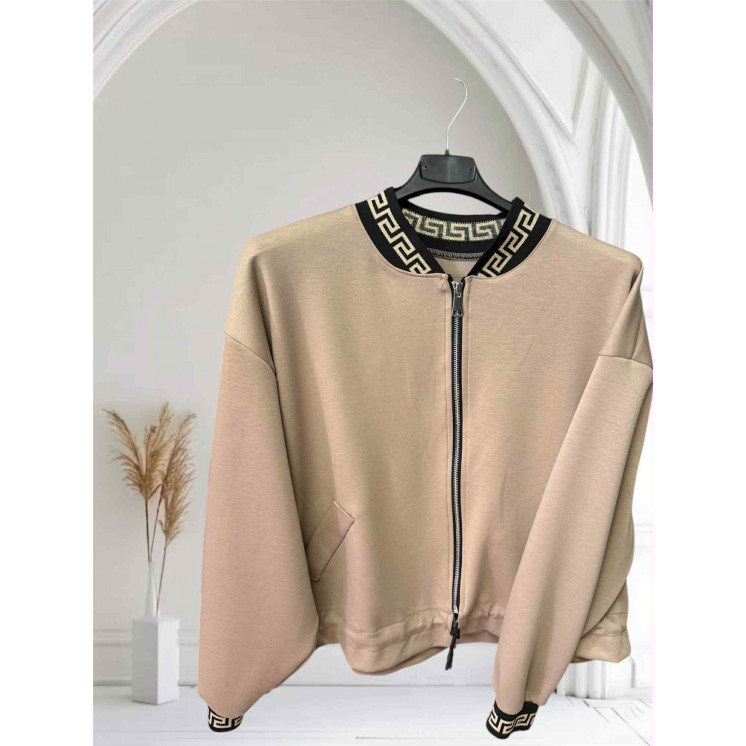 Veste beige col inspi