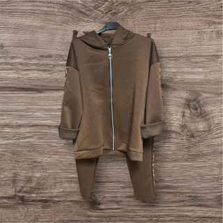 Ensemble chocolat léopard