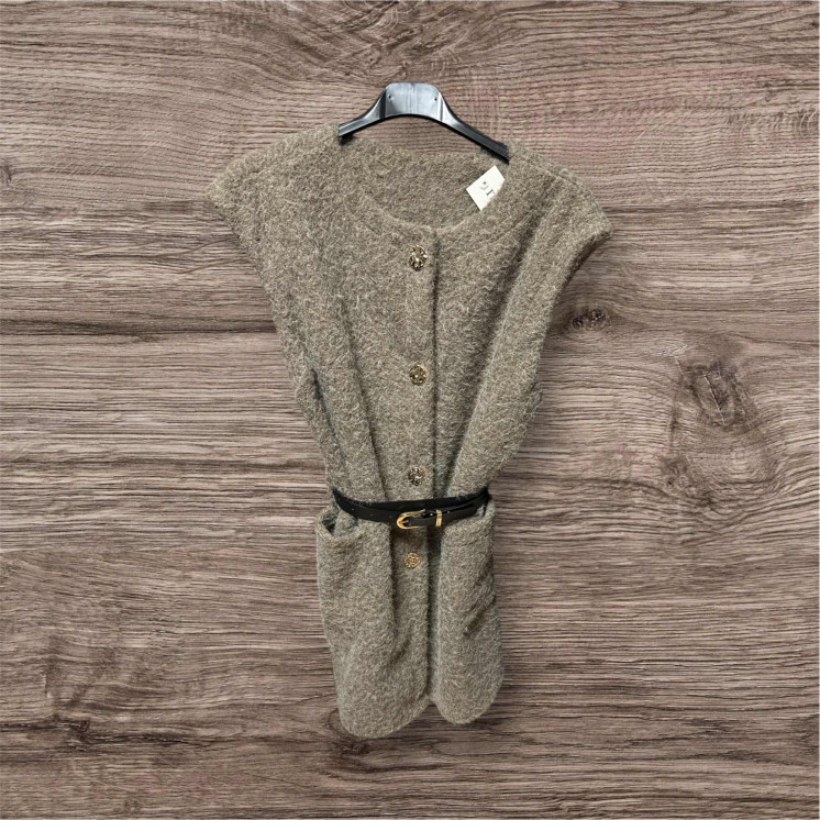 Gilet  sans manche ceinture