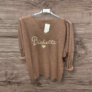Pull chocolat bichette  40/50