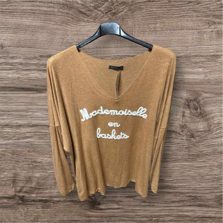 Pull mademoiselle camel