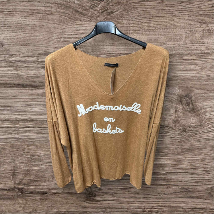 Pull mademoiselle camel