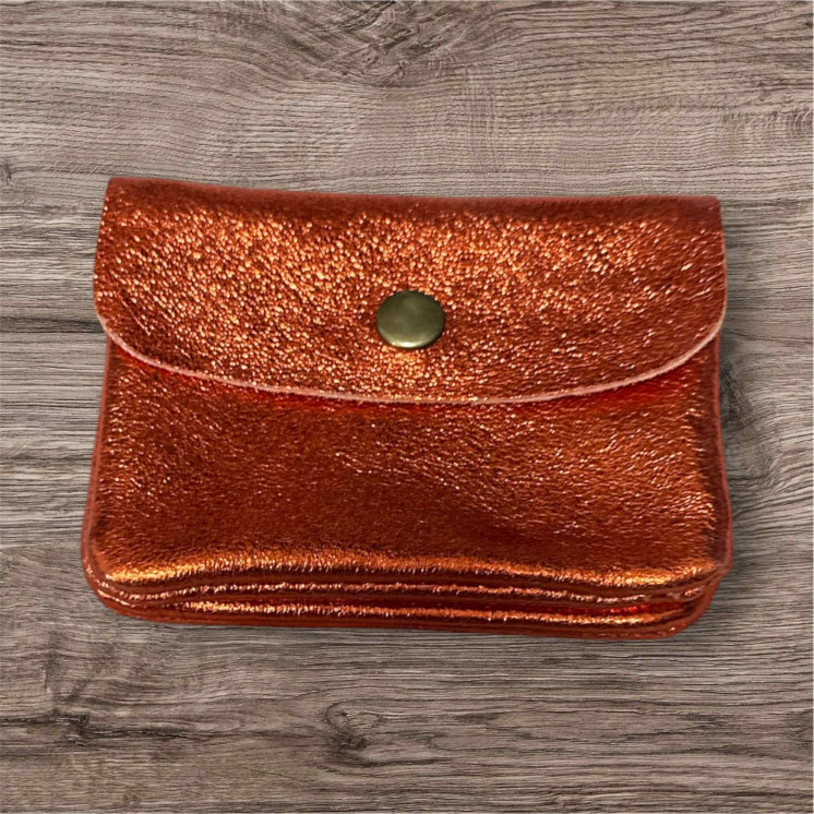 Porte monnaie brique