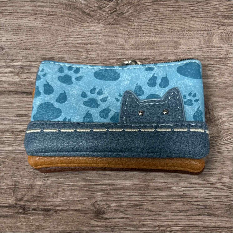 Porte monnaie chat