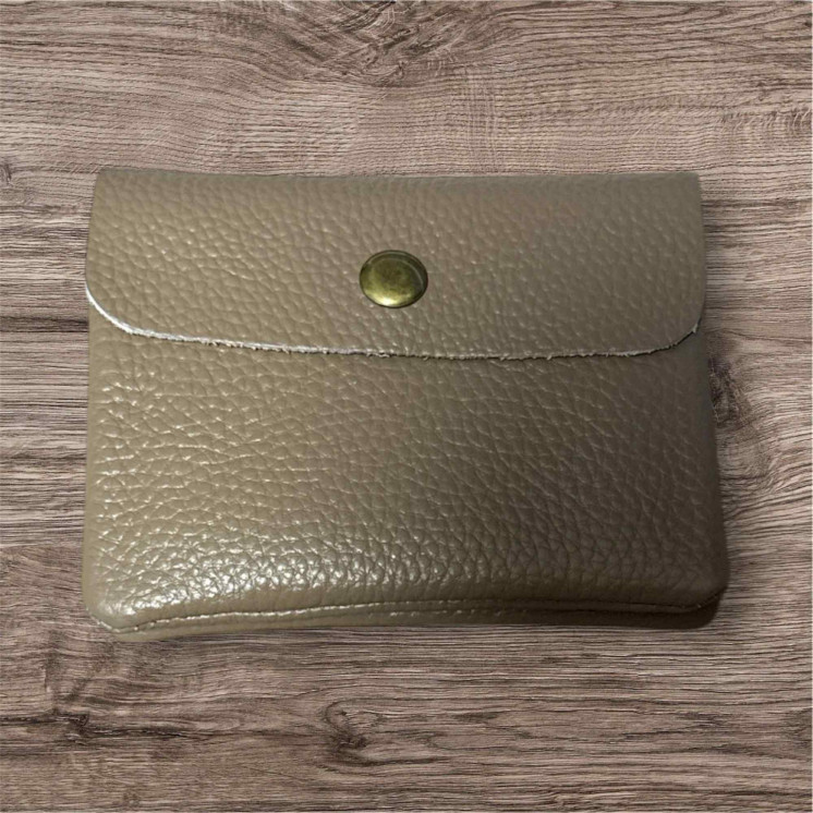 Porte monnaie beige