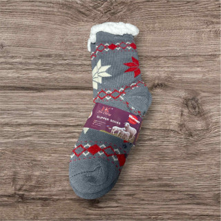 Chaussette chausson grise