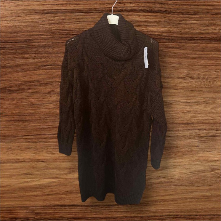 Robe pull chocolat