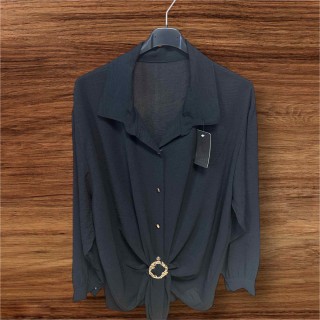 Chemise bijoux  noire