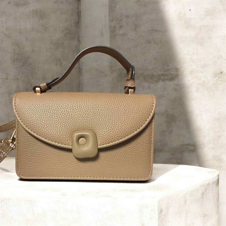 Sac rigide taupe