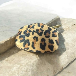 Porte  monnaie léopard