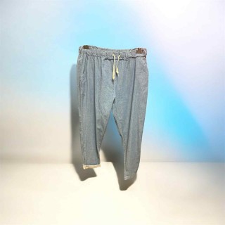 Pantalon toile jeans fin