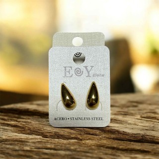 Boucle clip goutte or