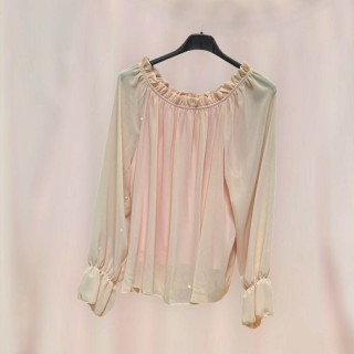 Blouse rose voile