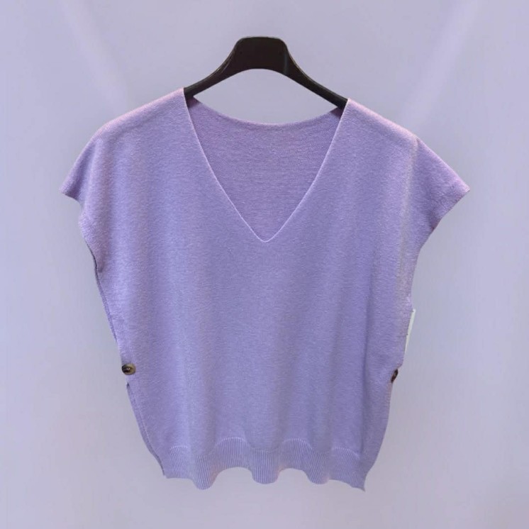 Pull poncho parme  Taille unique 38/48