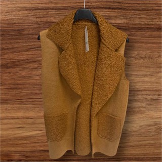 Gilet sans manche doudou