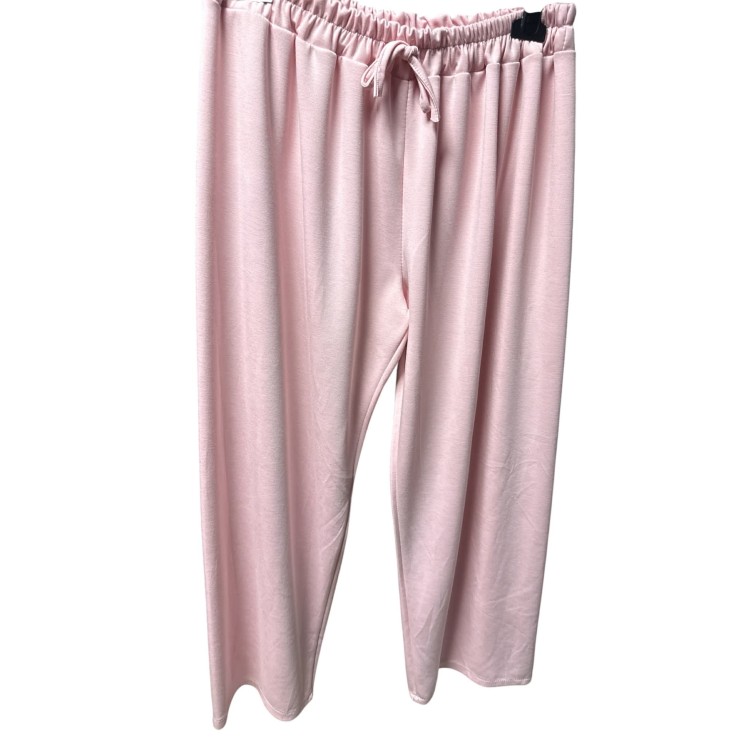 Pantalon décontracté rose