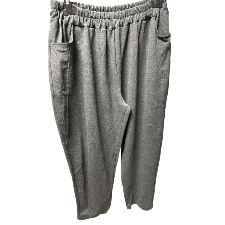 Pantalon gris belle taille