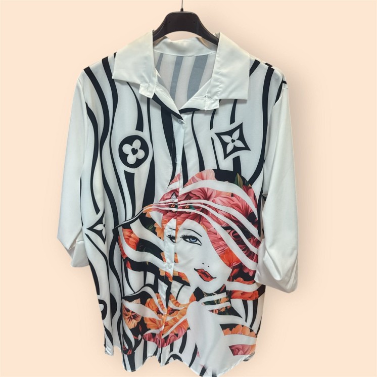 Chemise dame chapeau