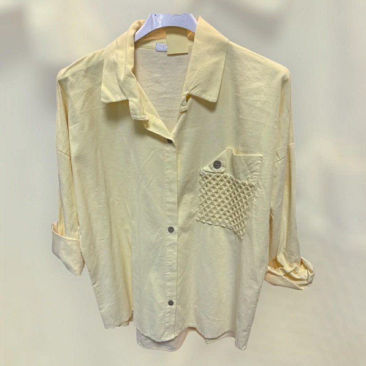 Chemise jaune