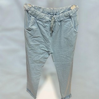 pantalon strass bleu