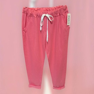 Pantalon rose decontracté