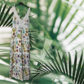 Robe bretelle dentelle