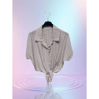 Chemise a nœud rose