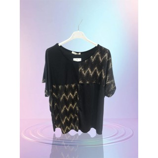 T-shirt Linda noir