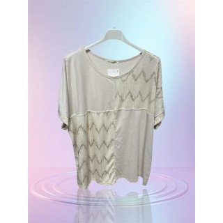 T-shirt Linda beige doré