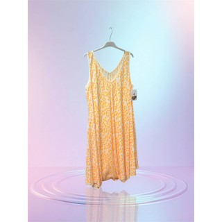 Robe léopard Orange