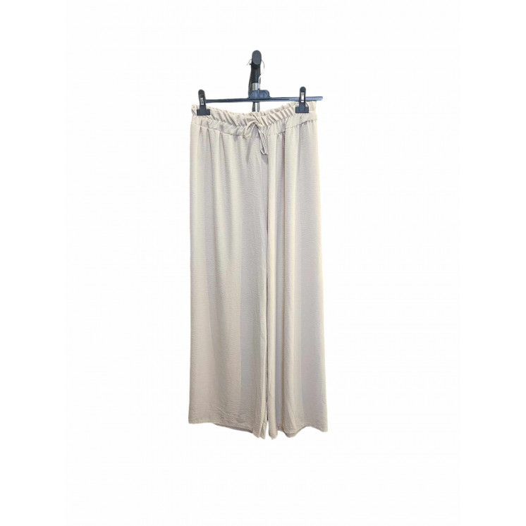 PANTALON PALAZZO BEIGE