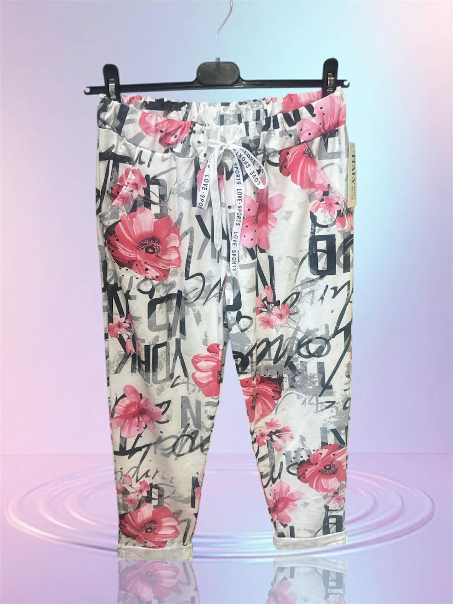 Pantalon fleurs