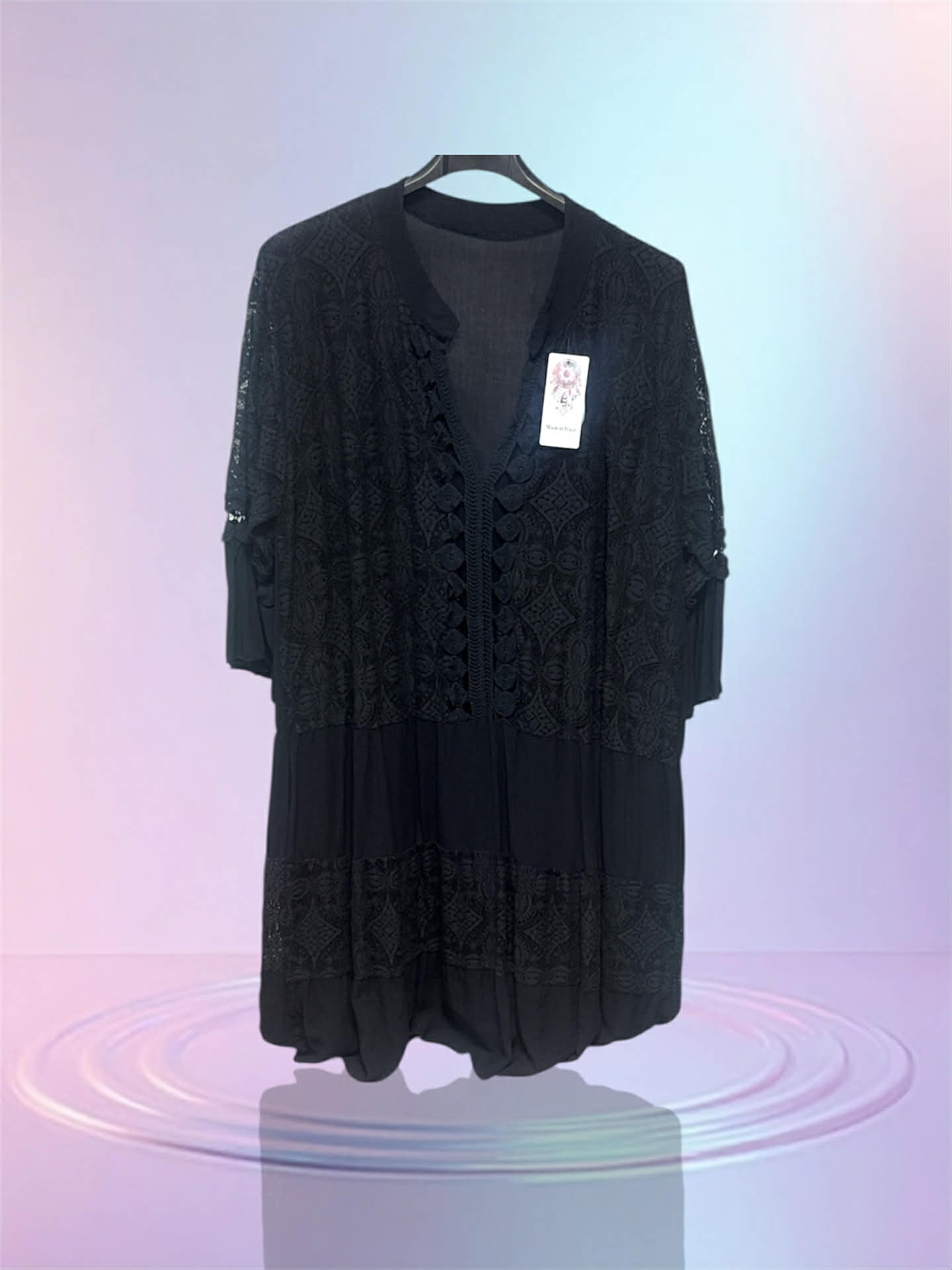 Robe bohême noire