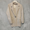 Veste beige bouclettes