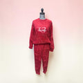 Pyjama, love bordeaux XXXL