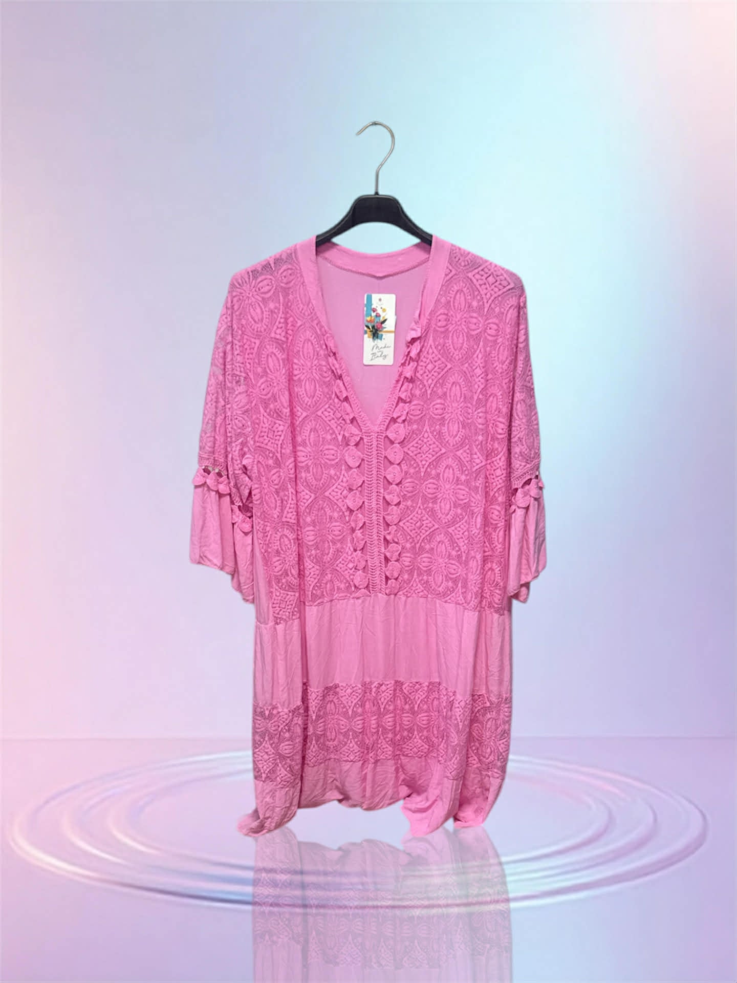 Robe bohème rose