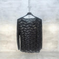 Pull dentelle noir