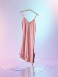 Robe à bretelles rose