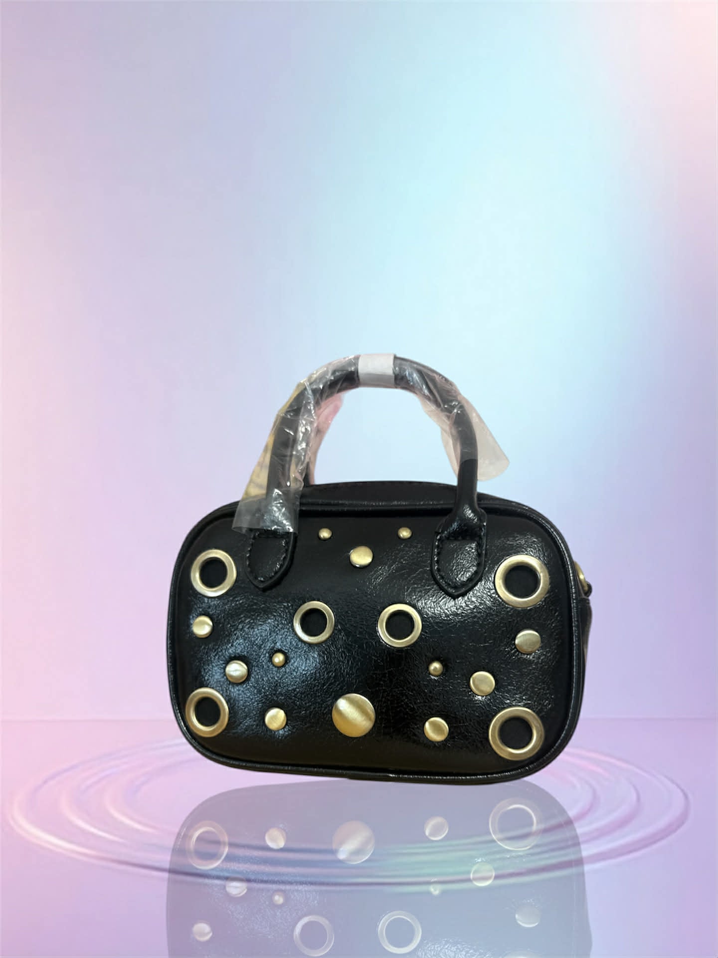 Sac noir rivet