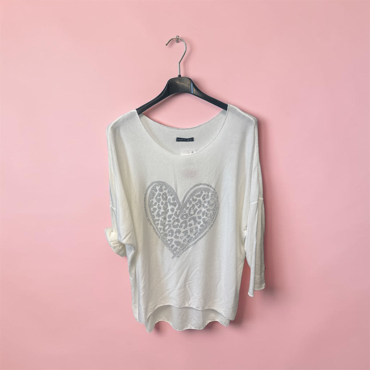 Blouse coeur blanche