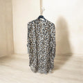 Robe, chemise léopard