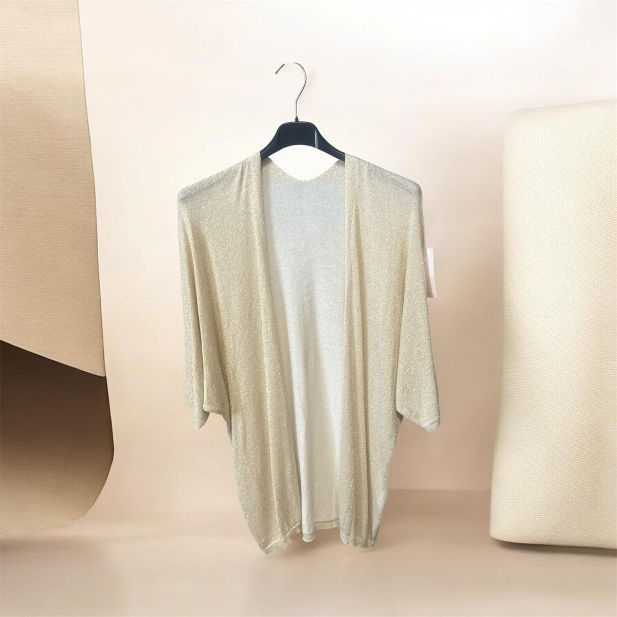 ￼ Gilet doré lurex