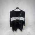 Pull dentelle noir